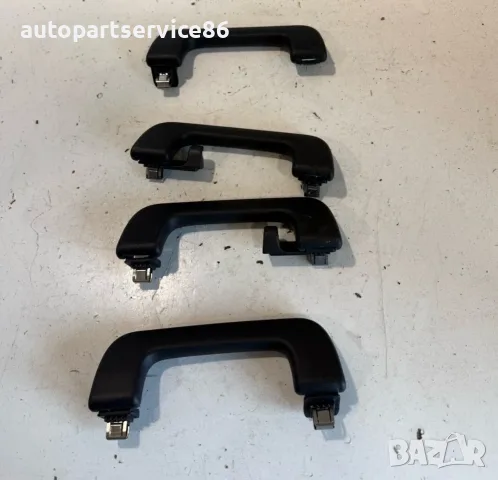 Комплект дръжки за хващане, предни и задни, черни за Audi A4 B8 1.8 TFSI (2008) #124444