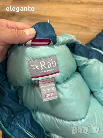 Висок клас дамска пухенка Rab Pertex Neutrino Endurance 800cuin Down Jacket , L размер - гъши пух, снимка 9 - Якета - 54483438