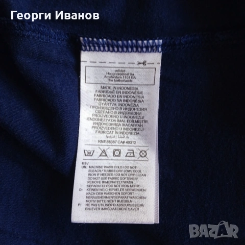КАТО НОВА ADIDAS LEVSKI L OFFICIAL CLUB PRODUCT Navy Blue T-Shirt оригинална тениска Адидас Левски, снимка 8 - Тениски - 54549503