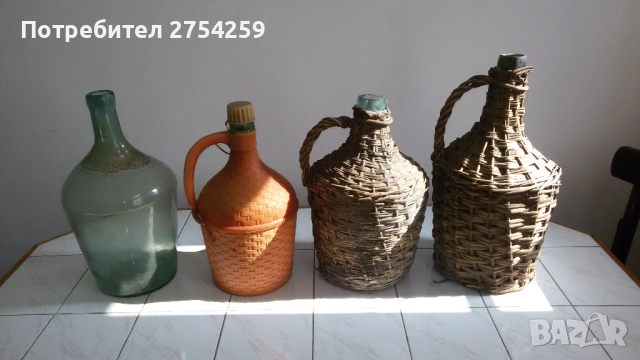 Стъклени дамаджани 