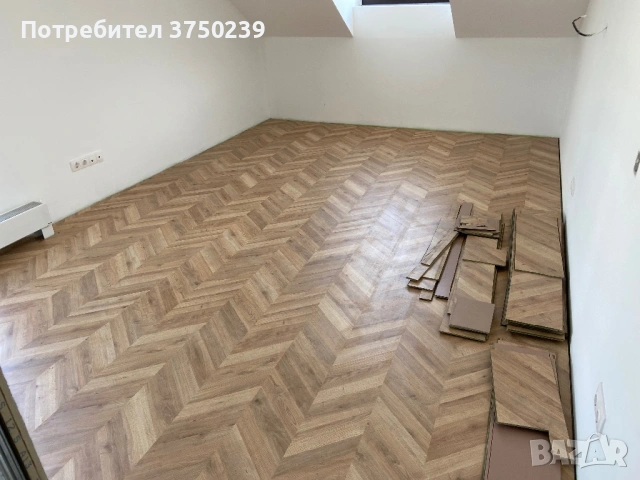 Монтаж на ламиниран паркет, снимка 6 - Монтажи - 54252349