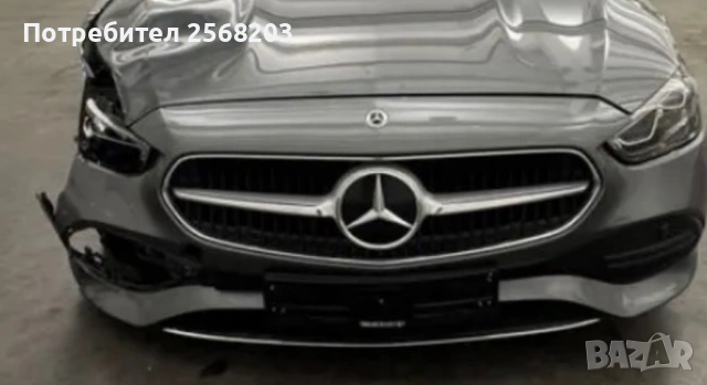 Mercedes c class w206 Мерцедес ц класа задна броня/ ляв праг / предна решетка, снимка 4 - Части - 54456277
