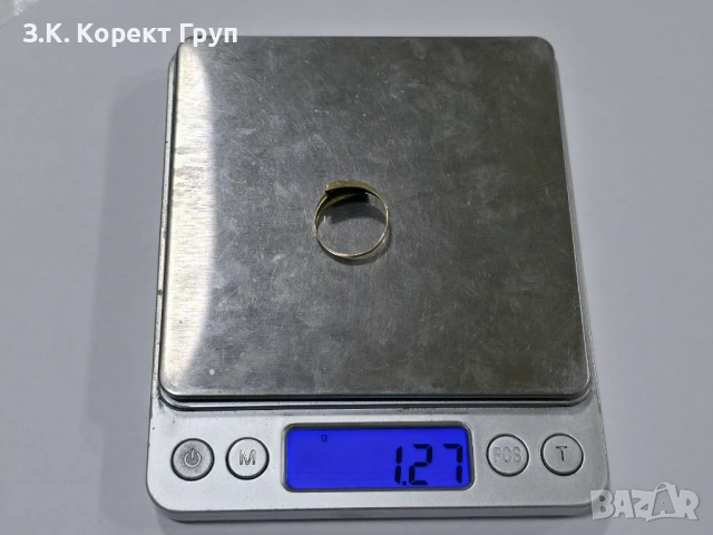 Дамски златен пръстен 14К 585 / 1,27 гр., снимка 7 - Пръстени - 54384546