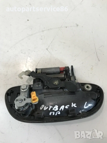 Външна дръжка за предна лява врата, черна, за Subaru Outback 2.0 Дизел (2007), снимка 2 - Части - 54229363