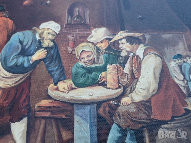 Стара Карина Маслени бой 1950г, снимка 2 - Други ценни предмети - 54879504