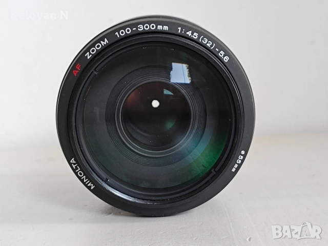 Обектив Minolta AF 100-300mm f/4.5-5.6 за Minolta A/Sony A байонет (за ремонт/части), снимка 4 - Обективи и филтри - 54626034