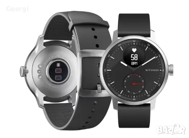 Хибриден часовник Withings scanwatch, снимка 2 - Смарт часовници - 55445089