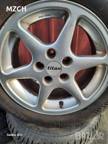 ляти джанти с гуми 5×100,15цола , снимка 2 - Гуми и джанти - 54137892