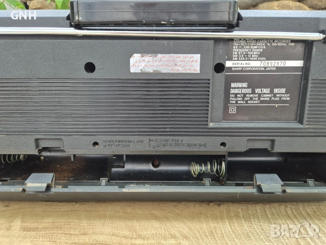 Радиокасетофон Sharp GF-3939Y(D), снимка 8 - Радиокасетофони, транзистори - 55190954