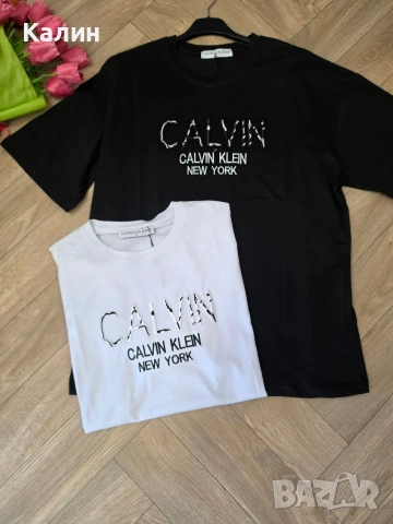 Дамски тениски CK - два цвята - 18€ , снимка 2 - Тениски - 54907434