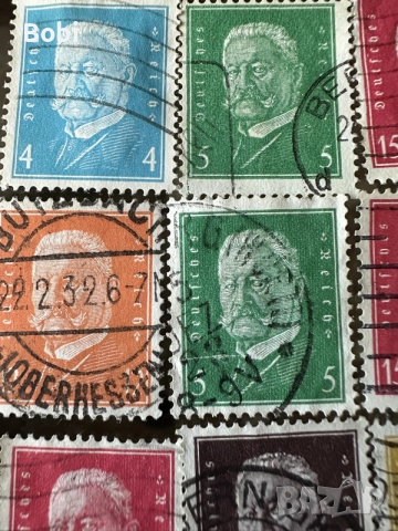 Пощенски марки Deutsches Reich 1926-33г, снимка 2 - Филателия - 55530398