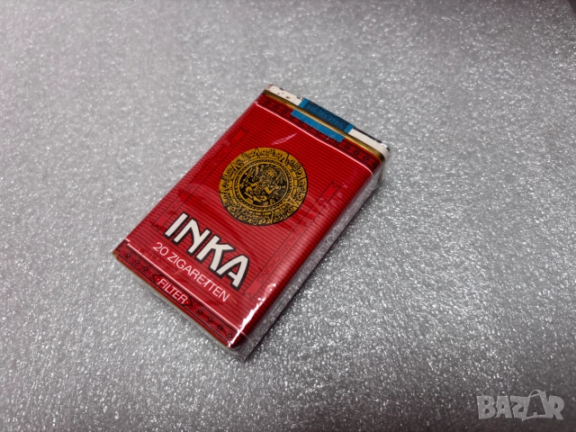 Стари цигари INKA, пакет, запечатани, снимка 2 - Колекции - 55085681