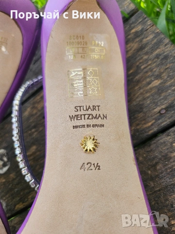 Сандали на ток Stuart Weitzman 42.5 размер, снимка 2 - Сандали - 54367211
