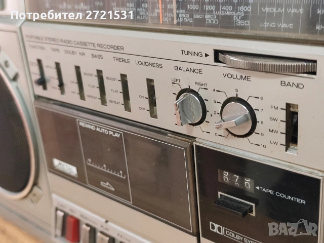 Радиокасетофон Hitachi TRK7720E, снимка 5 - Радиокасетофони, транзистори - 55272487