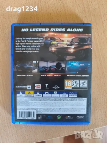 Fast and Furious PS4, снимка 2 - Игри за PlayStation - 55588280