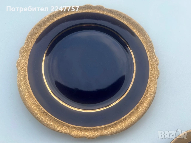 Троен сет Meissen handgemalt , снимка 4 - Антикварни и старинни предмети - 55075237