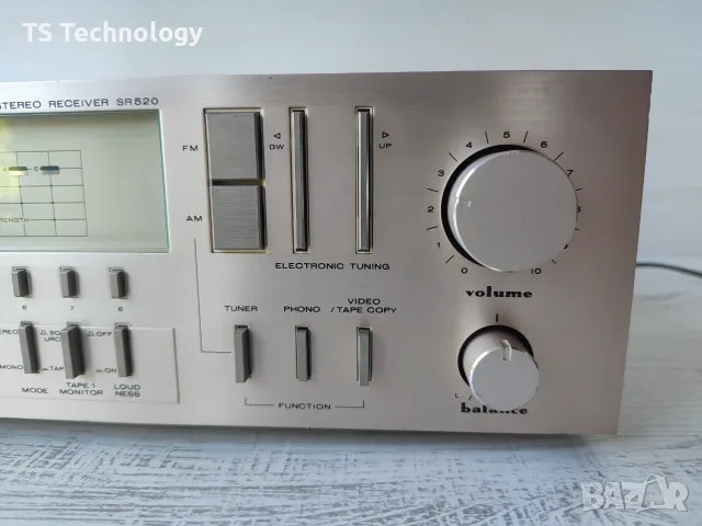 Винтидж стерео ресивър Marantz SR520 – Златна серия, снимка 5 - Ресийвъри, усилватели, смесителни пултове - 55296971