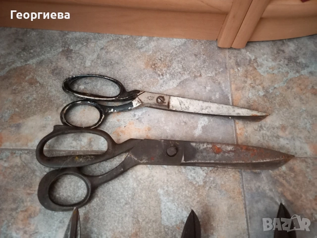 Седем броя стари ножици , снимка 4 - Колекции - 54822587