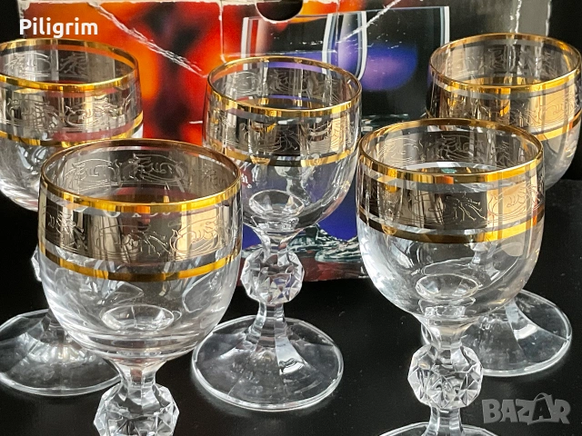 Чаши за ликьор “Bohemia”, Claudia, 6 x 50 ml., снимка 2 - Сервизи - 55175684