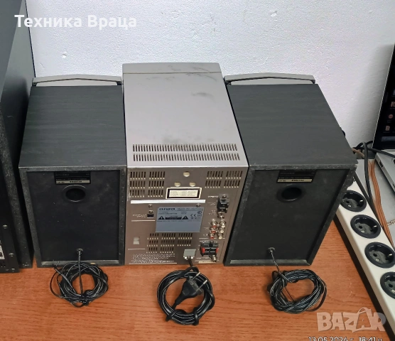 Аудио система AIWA. Made in Japan. Чудесен звук.  Изпращам видео. , снимка 6 - Аудиосистеми - 54560567