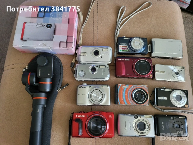 Комплект от 13 компактни фотоапарата и Feiyu Tech Summon Plus 4k 3 axis camera
