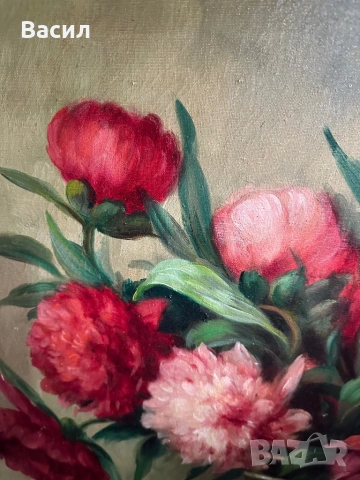Картина Цветя Масло, снимка 10 - Картини - 54241446