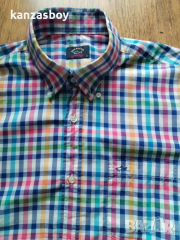 PAUL & SHARK - страхотна мъжка риза КАТО НОВА 42/Л 