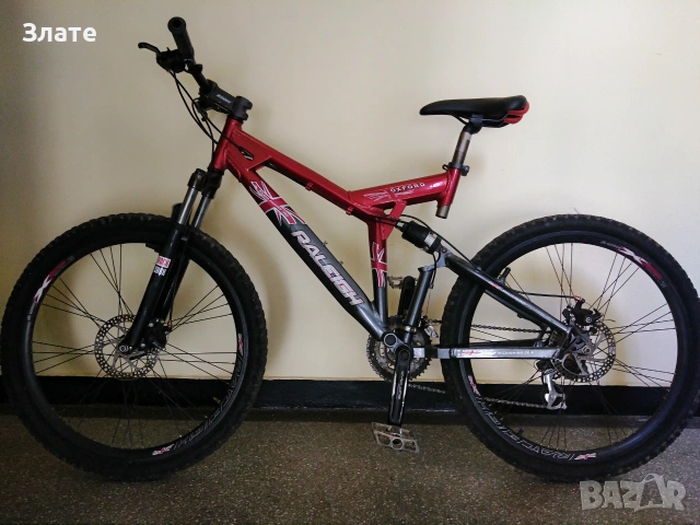 Велосипед Raleigh 26гуми "М",алуминиево планинско колело,дискови.Shimano, снимка 12 - Велосипеди - 55017974