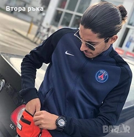 Nike PSG Paris Saint Germain горнище мъжка оригинален , снимка 2 - Спортни дрехи, екипи - 54477273