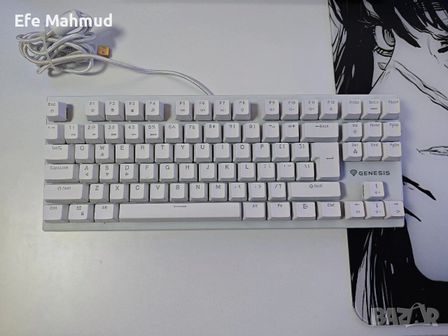 Механична клавиатура Genesis Thor 300 TKL (Бяла) – Като нова!