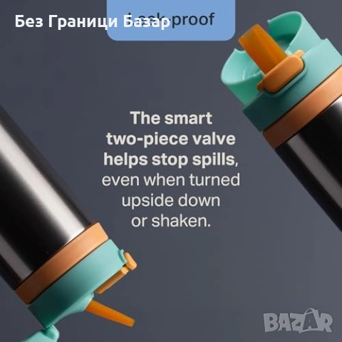 Нова детска Неразливаема бутилка със сламка Tommee Tippee 500 мл 24м+ бебе, снимка 5 - Прибори, съдове, шишета и биберони - 54478752