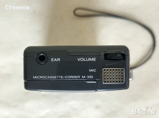 Диктофон с микро-касета "SONY M-330 MICROCASSETTE CORDER" / Japan, снимка 5 - Други - 55189063