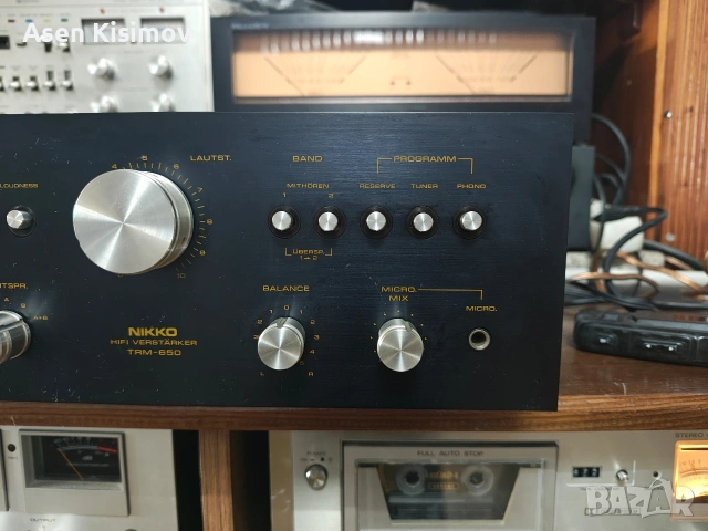 Nikko trm-650, снимка 9 - Ресийвъри, усилватели, смесителни пултове - 54497892