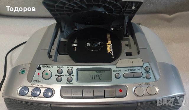 Sony CFD-S03CPL CD/MP3 Stereo Radio Cassette Corder , снимка 7 - Радиокасетофони, транзистори - 54659208
