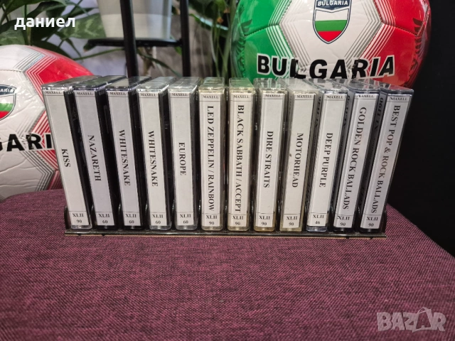 Аудио касети MAXELL с рок музика - Whitesnake, Led Zeppelin, Rainbow, Black Sabbath, Deep Purple
