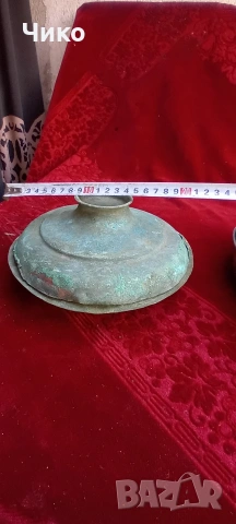2бр медни съдове със захлупци, снимка 6 - Антикварни и старинни предмети - 54600541