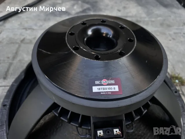 18 инча бас B&C 18TBX100-8, снимка 4 - Тонколони - 55508930