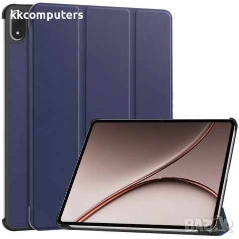 За OPPO Pad 5 Pro / OnePlus Pad 4 Тънък Кожен Калъф Tri-Fold Стойка със Скрийн Протектор – 6 цвята, снимка 3 - Калъфи, кейсове - 55403553