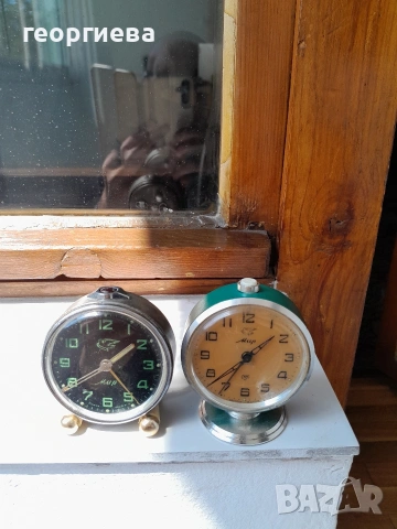съветски будилници МИР 1960г, снимка 2 - Антикварни и старинни предмети - 54341442