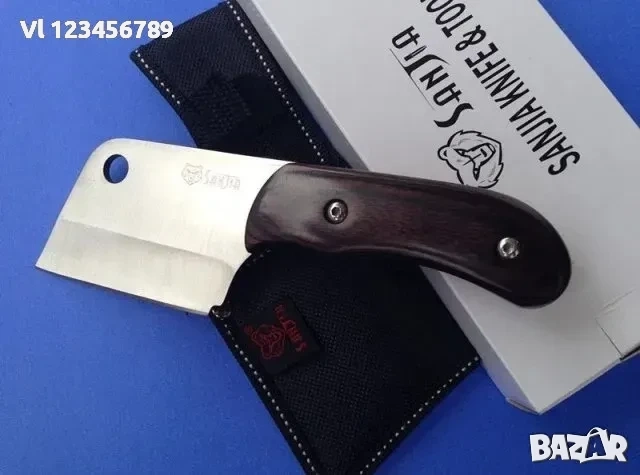 Ловен сатър SANJIA K-87 -компактен,много як , снимка 3 - Ножове - 53978094