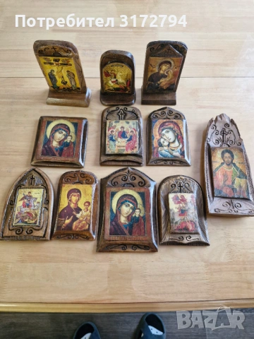 Разпродажба на 150 бр. икони от ателие по дърворезба , 