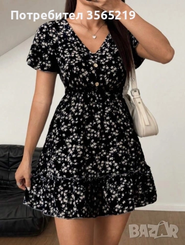 Нова дамска рокля - размер 40/42 (Petite L) , снимка 3 - Рокли - 54292434