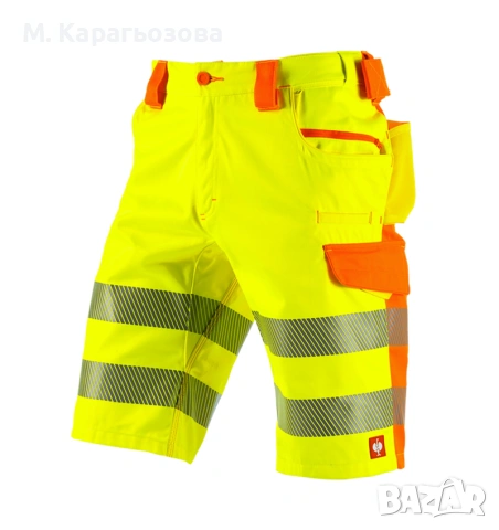 Нови Engelbert Strauss Motion 2020 Hi-Vis Shorts, Размер 50