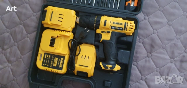 Ударна бормашина/винтоверт Dewalt 24V/5ah, снимка 9 - Винтоверти - 37746179