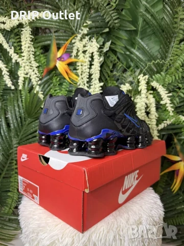 !НОВИ! Nike Shox TL | Black/Blue | + КУТИЯ, снимка 6 - Маратонки - 54167961