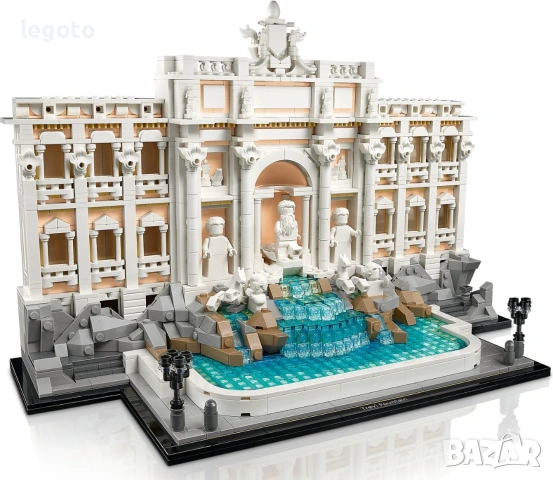 НОВО ЛЕГО 21062 АРХИТЕКТУРА - Фонтан ди Треви LEGO 21042 Architecture Trevi Fountain 21062, снимка 3 - Конструктори - 55108554