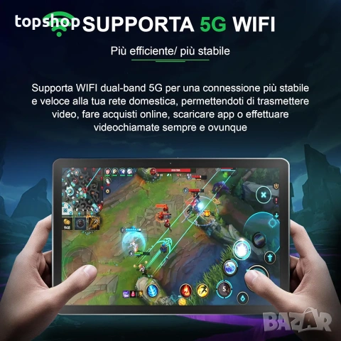 Нов Таблет лаптоп BITSMART 2в1 10.1 инча с клавиатура мишка калъф и слушалки Android 13 4G LTE  , снимка 5 - Таблети - 55235053