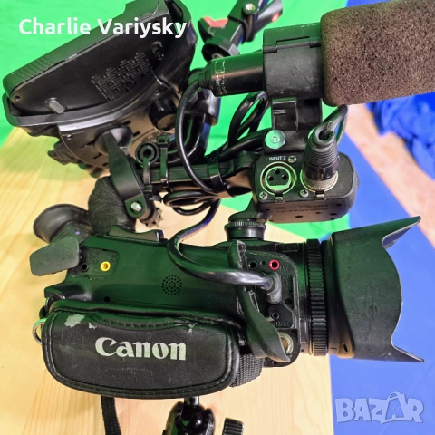 Canon X25 / XH A1 Mobile Streaming & ENG комплект с GPD PC, XLR аудио, монитор и Velbon монопод, снимка 2 - Камери - 54508515