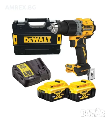 Акумулаторен винтоверт DeWALT XR 18V – 90 Nm, Brushless, Solo