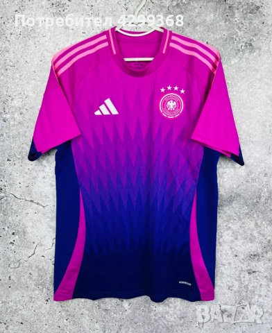 футболна тениска Germany 2024 purple